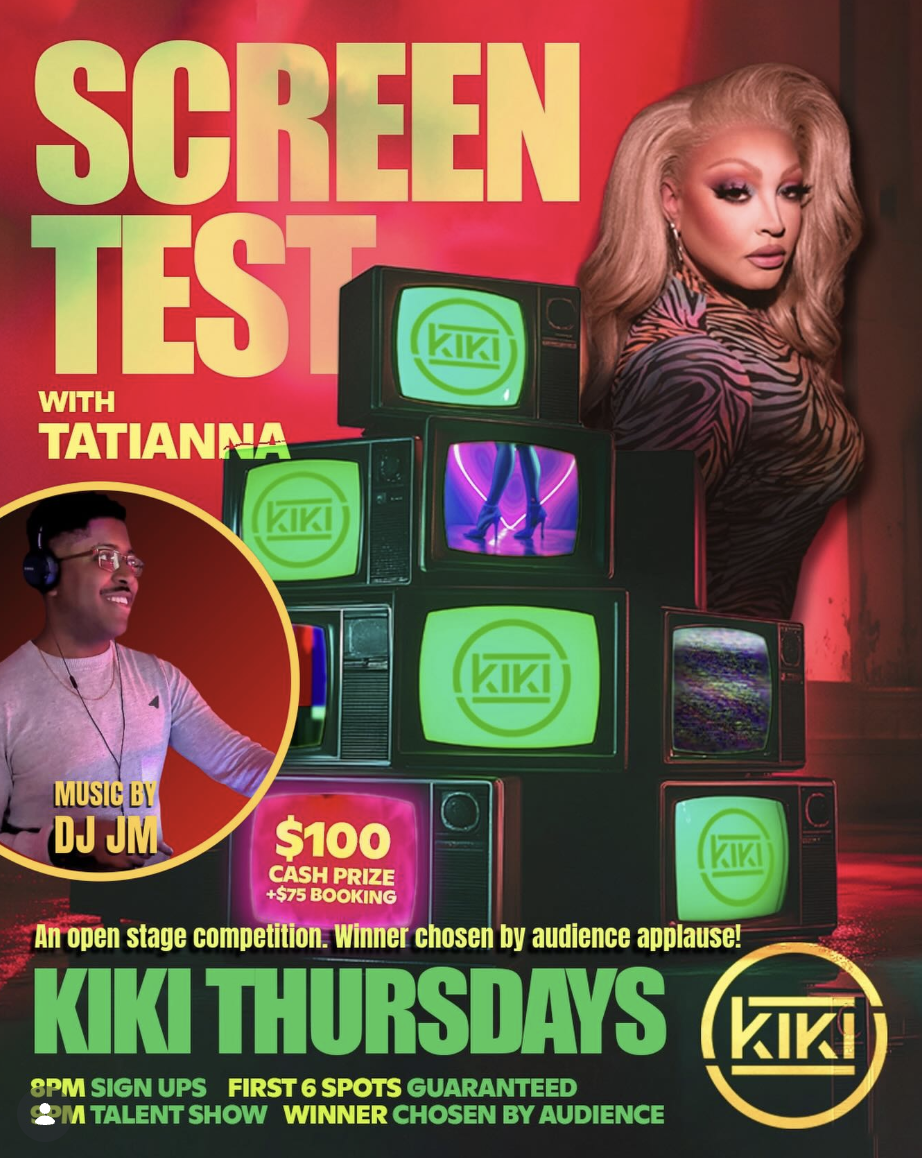 Screen Test with Tatianna flyer