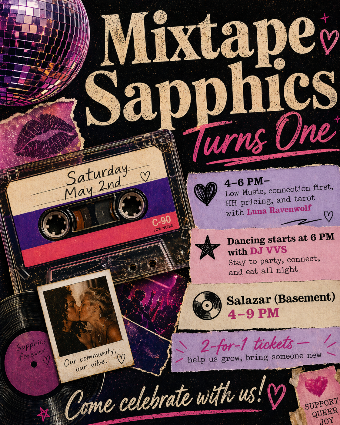 Mixtape Sapphics Turns One