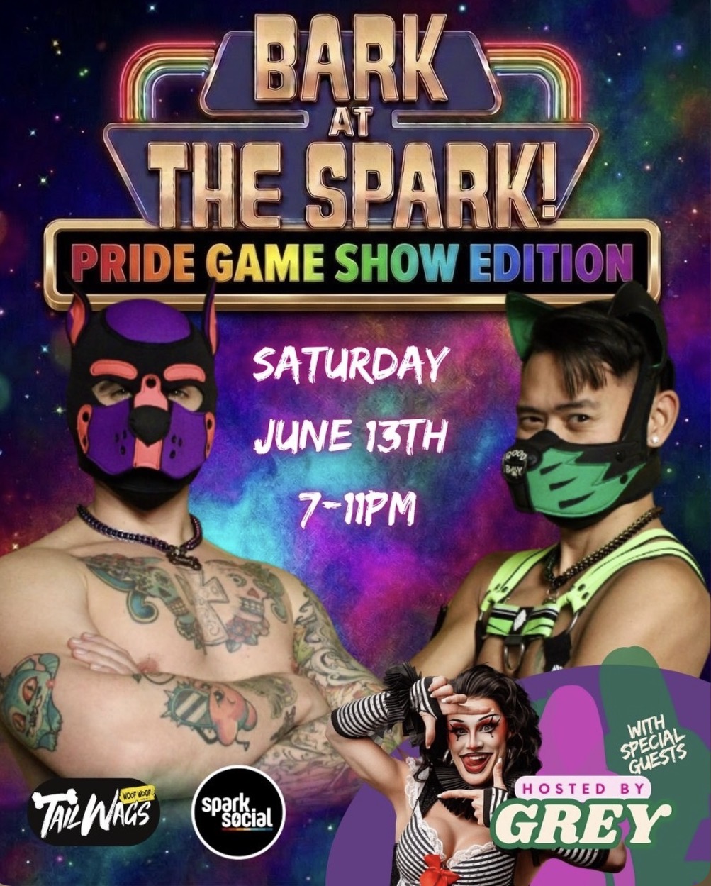 Bark at the Spark! Pride Game Show Edition