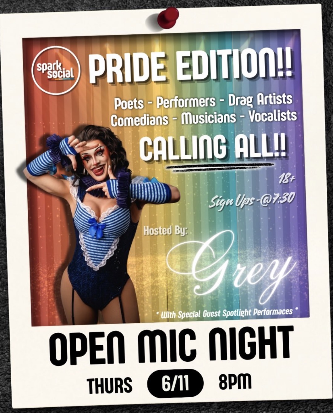 OPEN MIC NIGHT: PRIDE EDITION!! 