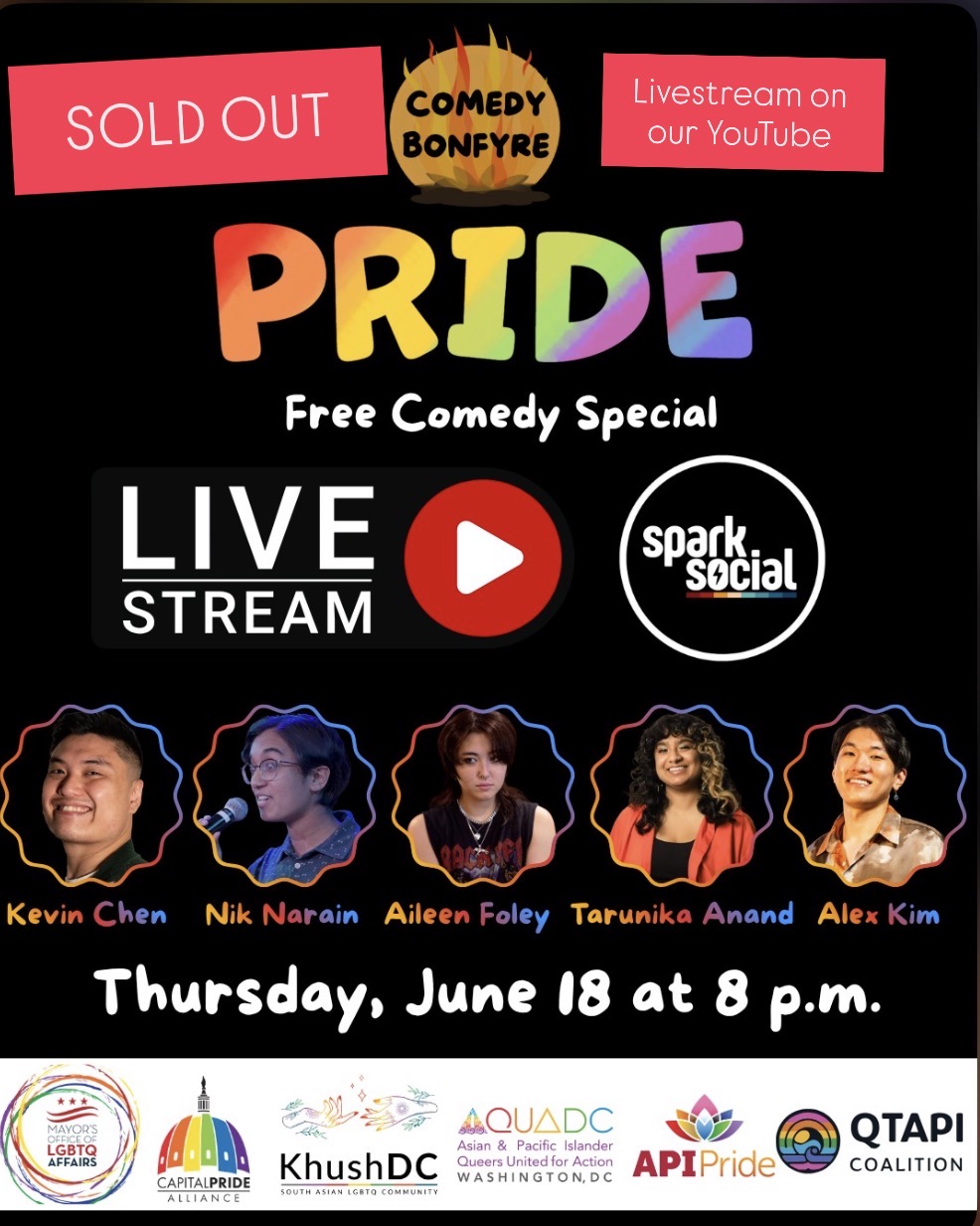 PRIDE Free Comedy Special